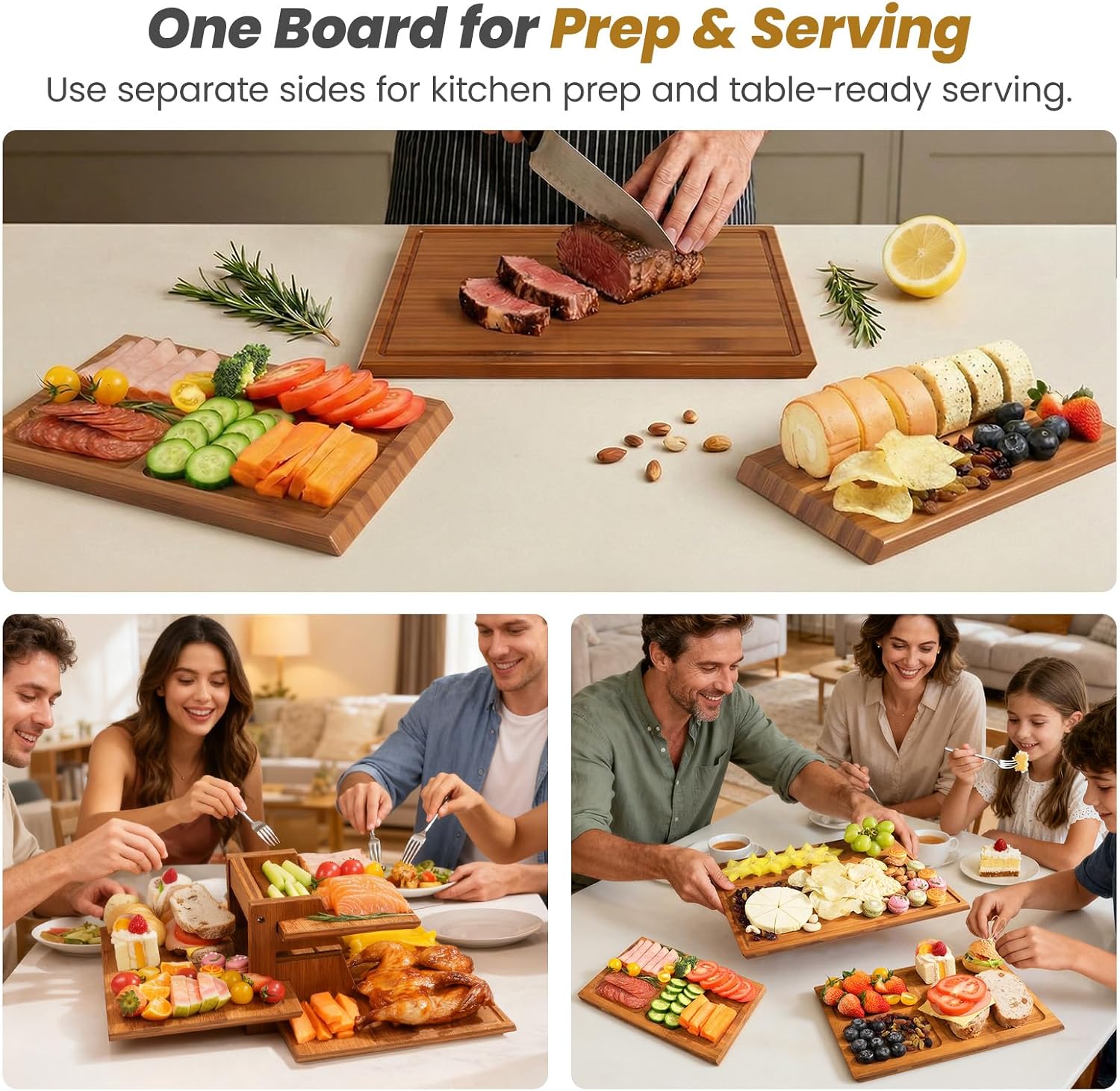 Meal Prep For Cutting - Ensemble de planches à découper en