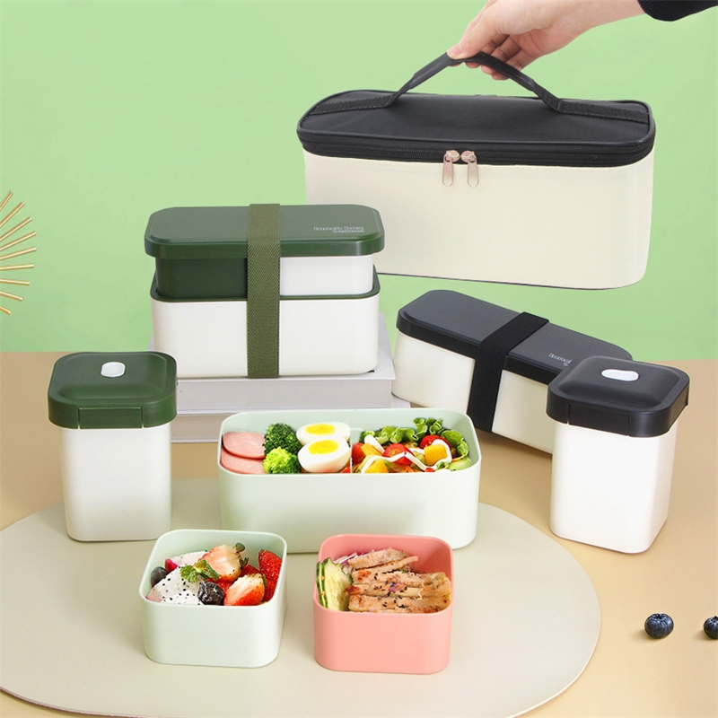 Meal Prep Japanese Food - Boîte à déjeuner à Double compartiment,