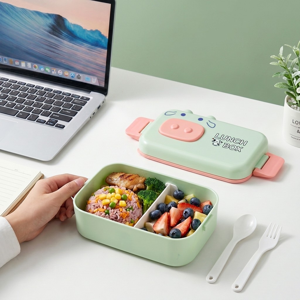 Meal Prep Meal Ideas - Boîte à bento en plastique Kawaii