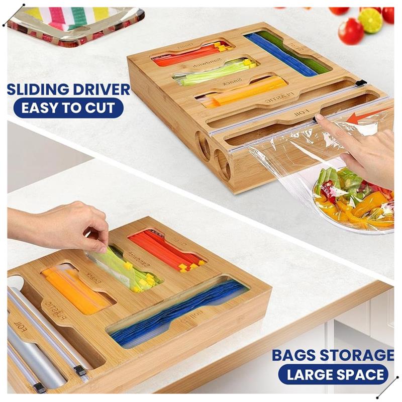 Meal Prep Organizer - Organisateur de sac à fermeture éclair