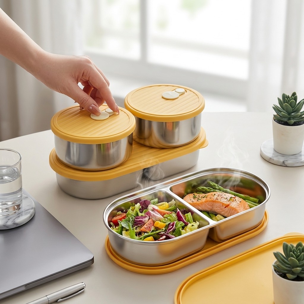 Meal Prep Meal Ideas - Boîte à bento en acier inoxydable