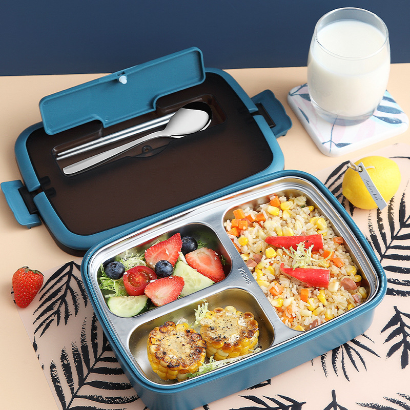 Meal Prep Japanese Food - Boîte à bento anti-fuite en acier
