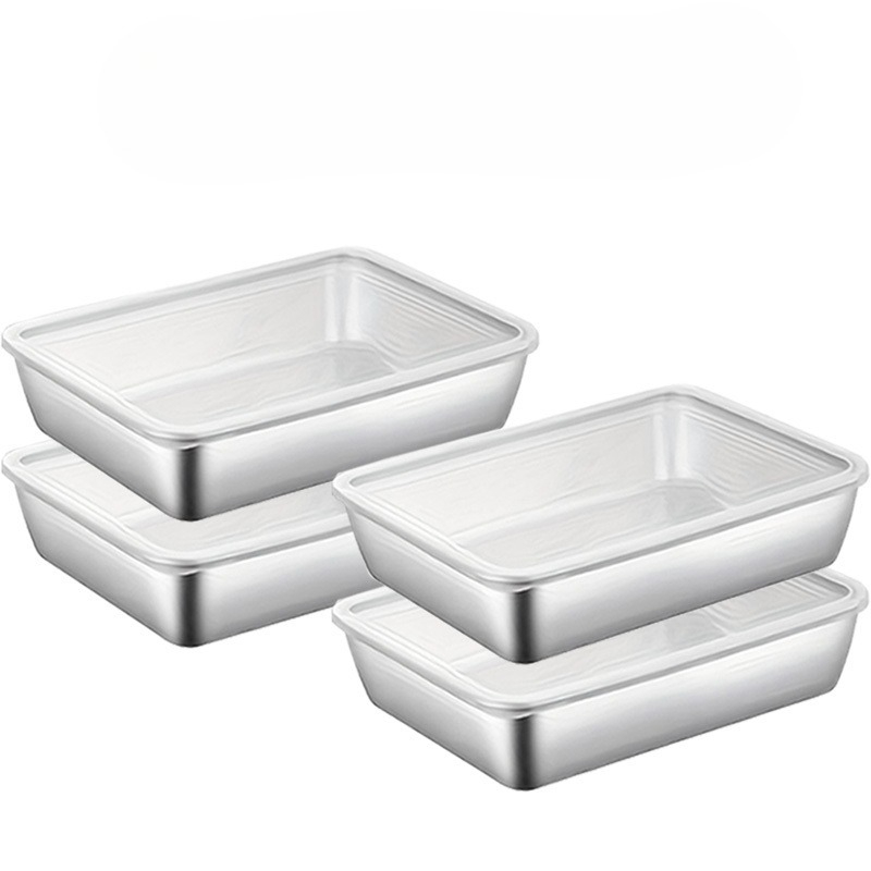 Meal Prep Organizer - Ensemble de 4 contenants de stockage