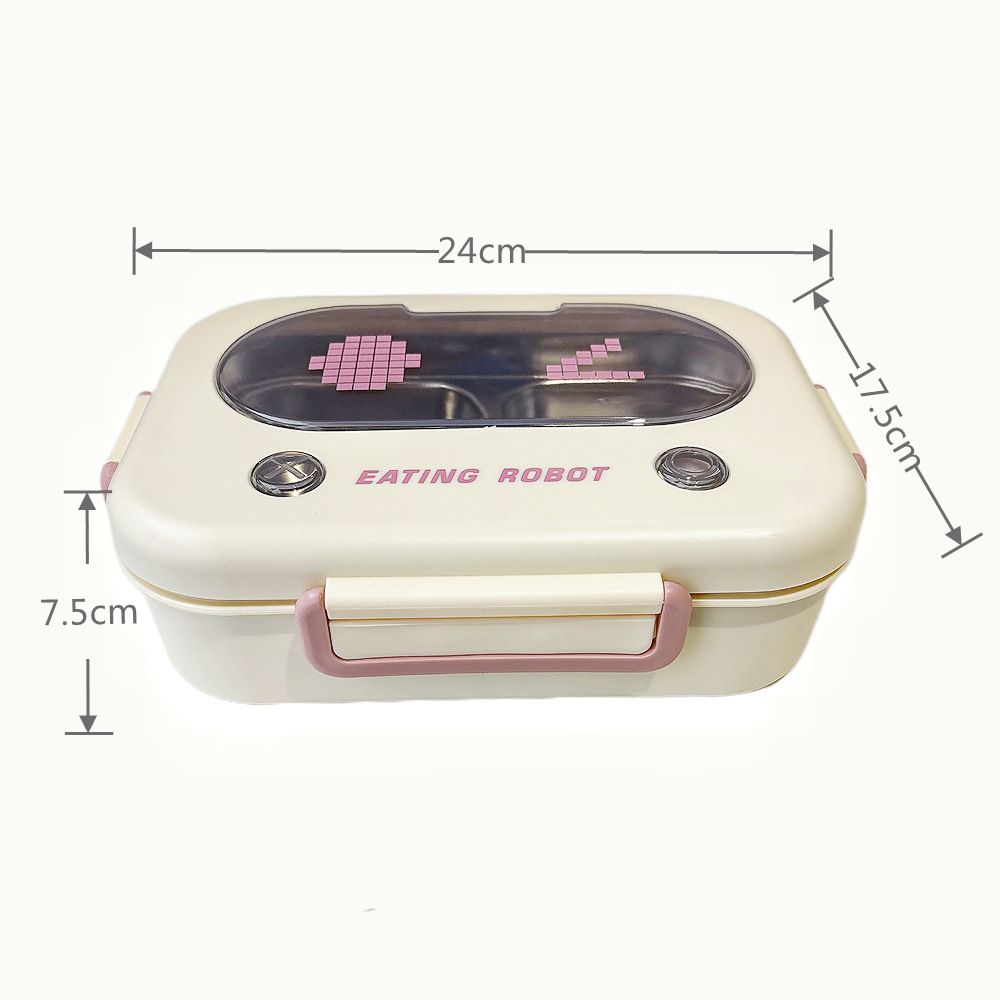 Meal Prep Organizer - Boîte à bento thermique en acier