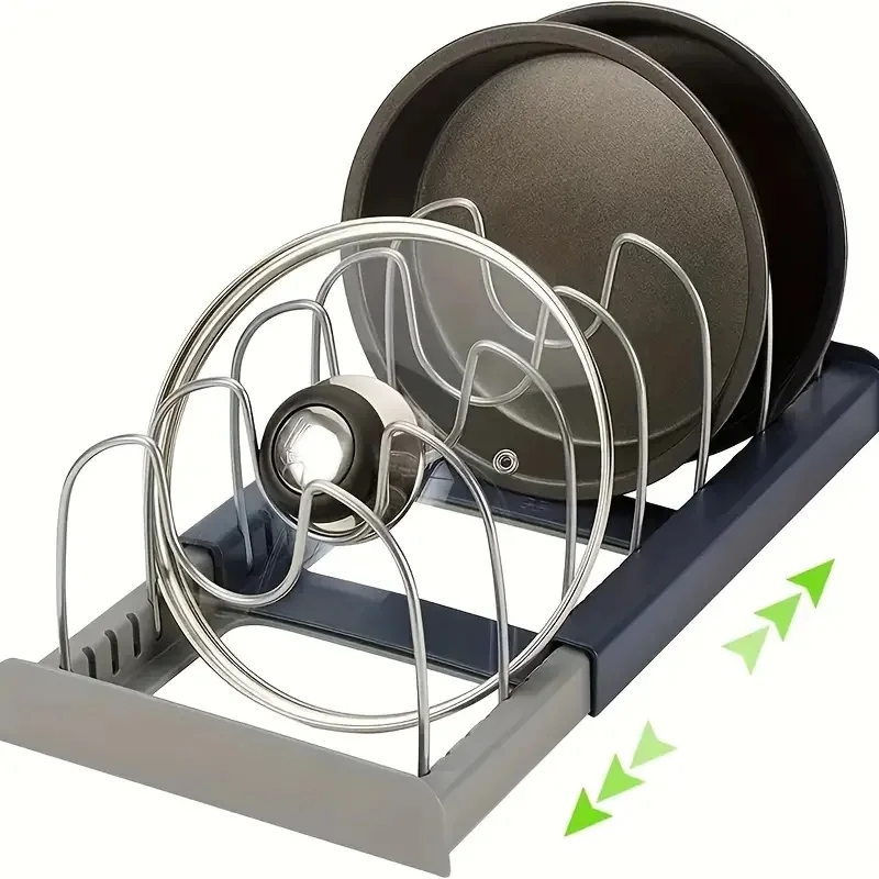 Meal Prep Organizer - Rangement extensible en acier inoxydable T1,