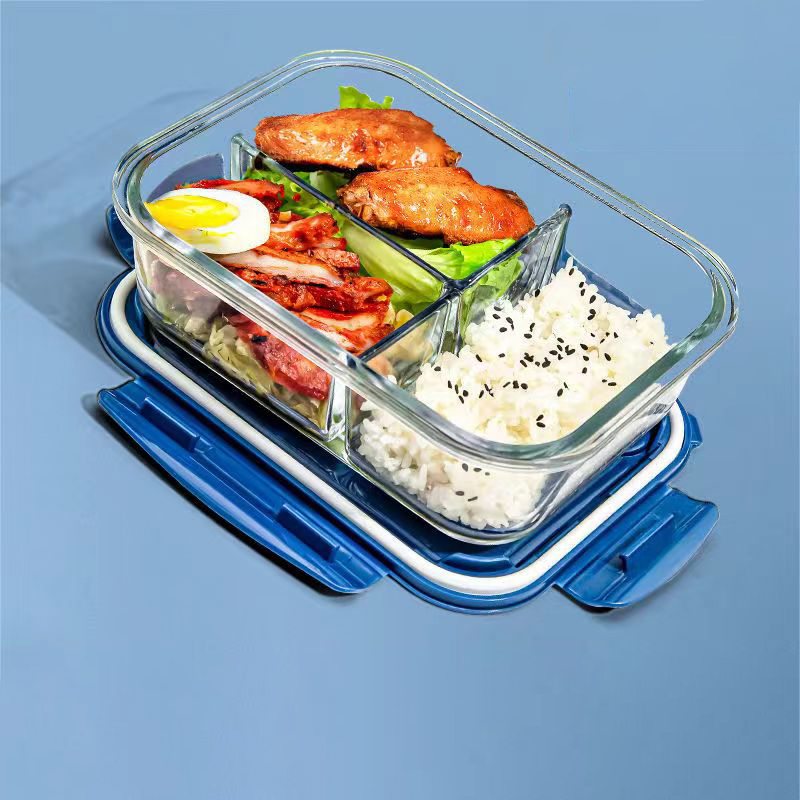 Meal Prep Tupperware - Boîte à déjeuner en verre de