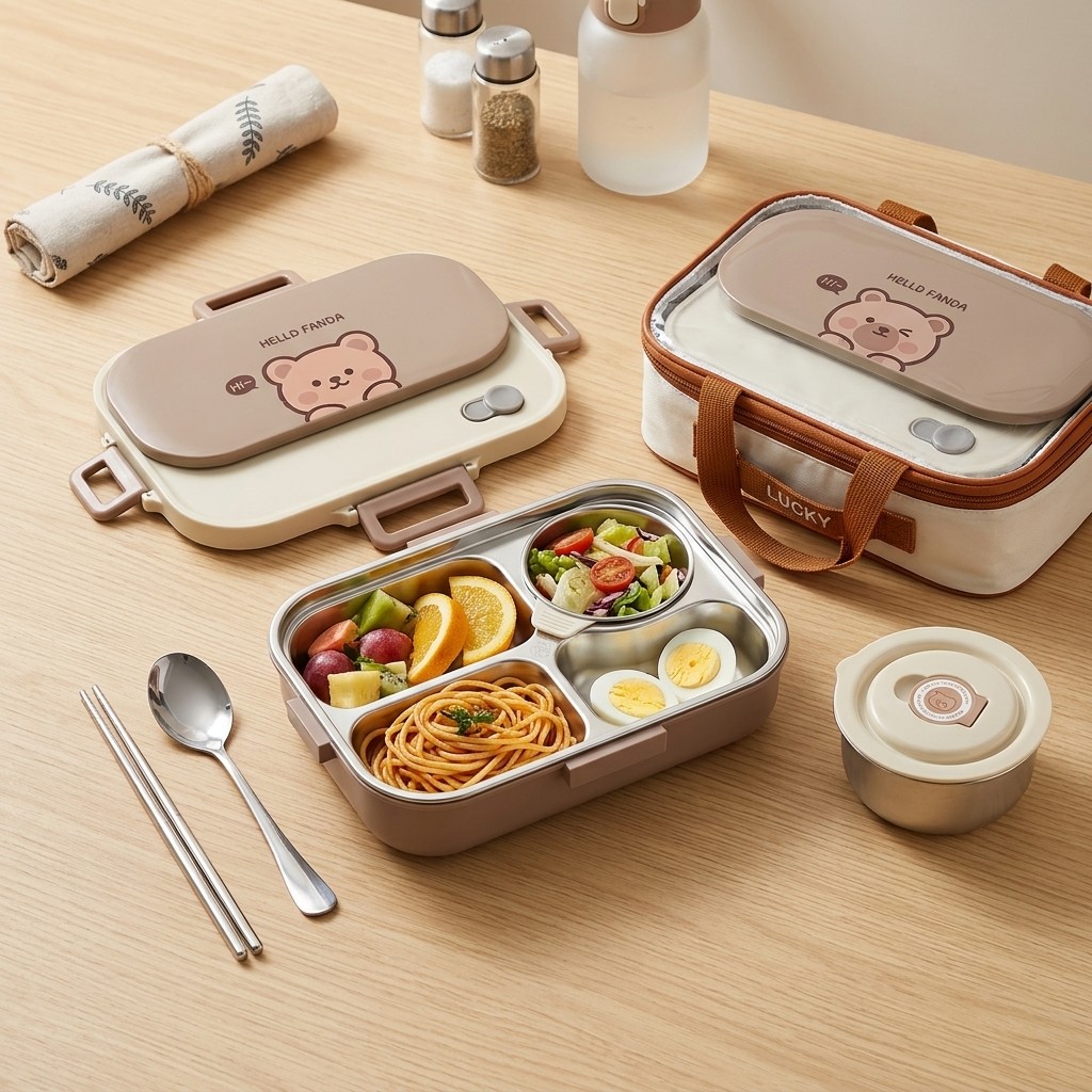 Meal Prep Meal Ideas - Boîte à bento en acier inoxydable