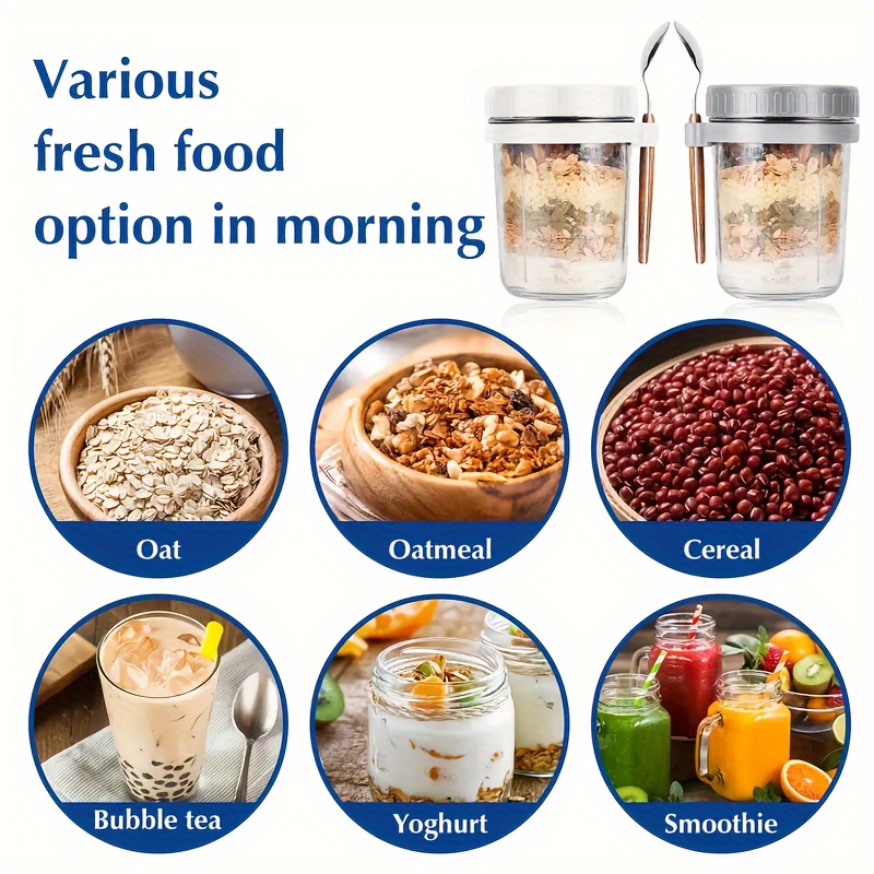 Tasse à flocons d'avoine en ve - Meal Prep Jar avis et prix