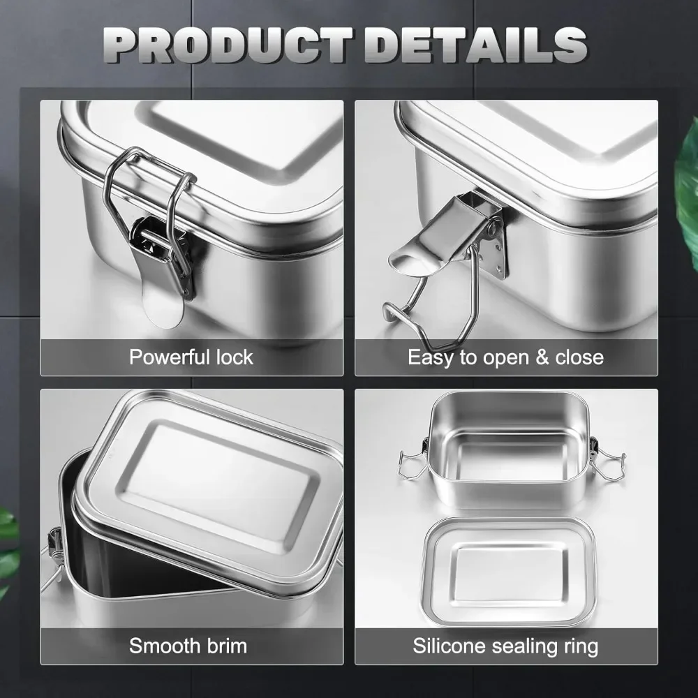 Boîte à déjeuner en acier inox - Meal Prep Meal Ideas avis et prix