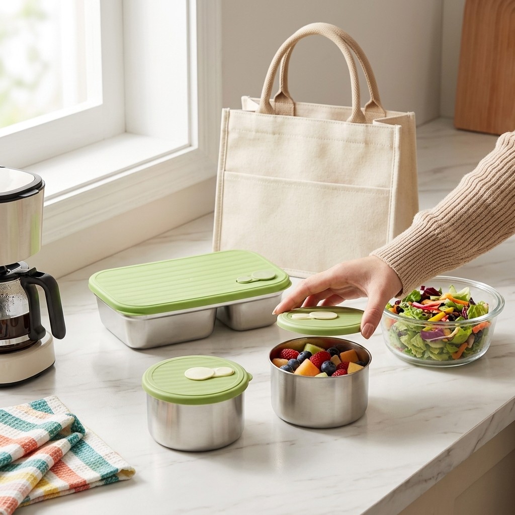 Boîte à bento en acier inoxyda - Meal Prep Meal Ideas avis et prix