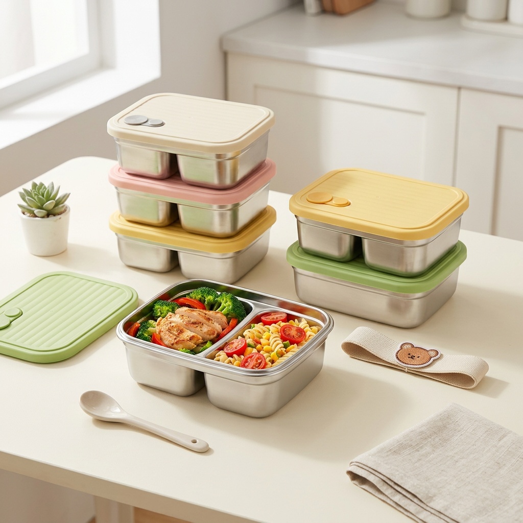 Boîte à bento en acier inoxyda - Meal Prep Meal Ideas avis et prix