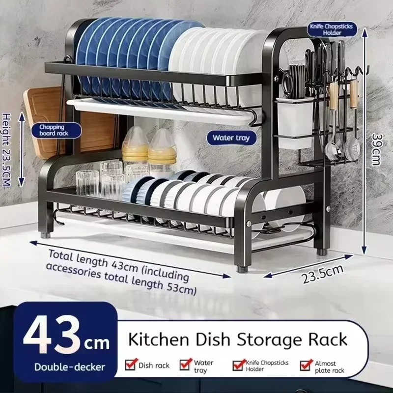 Égouttoir à vaisselle en acier - Meal Prep Organizer avis et prix