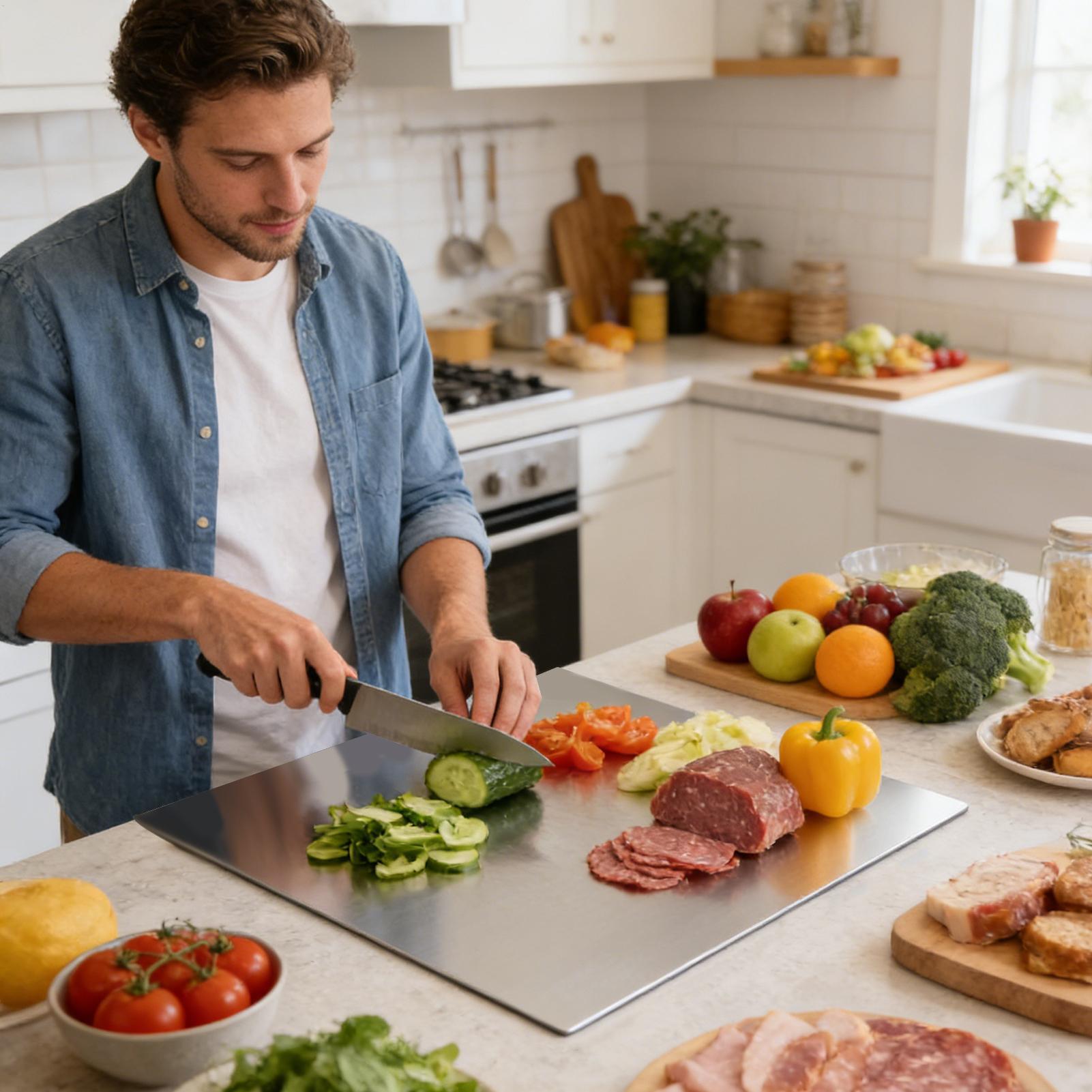 Planche à découper en acier in - Meal Prep For Cutting avis et prix