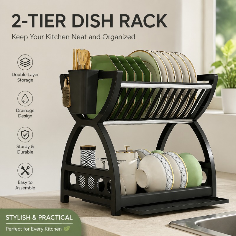 Égouttoir à vaisselle à 2 nive - Meal Prep Organizer avis et prix