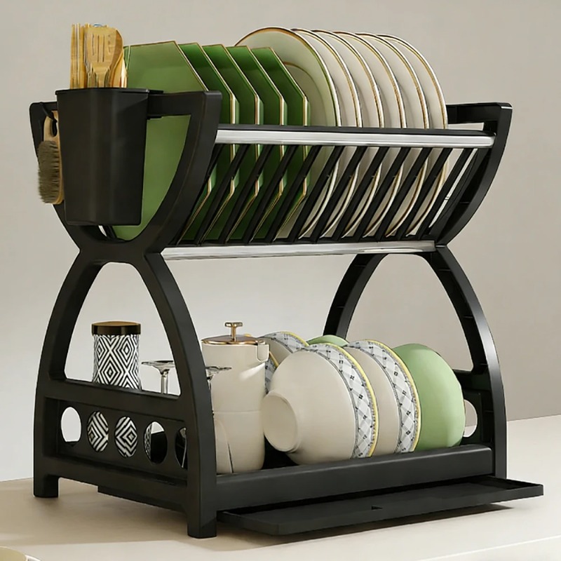 Égouttoir à vaisselle à 2 nive - Meal Prep Organizer avis et prix
