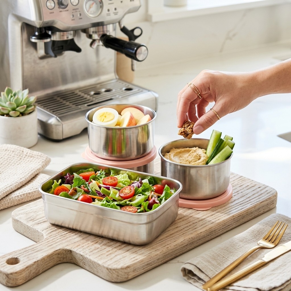 Boîte à lunch en acier inoxyda - Meal Prep Meal Ideas avis et prix