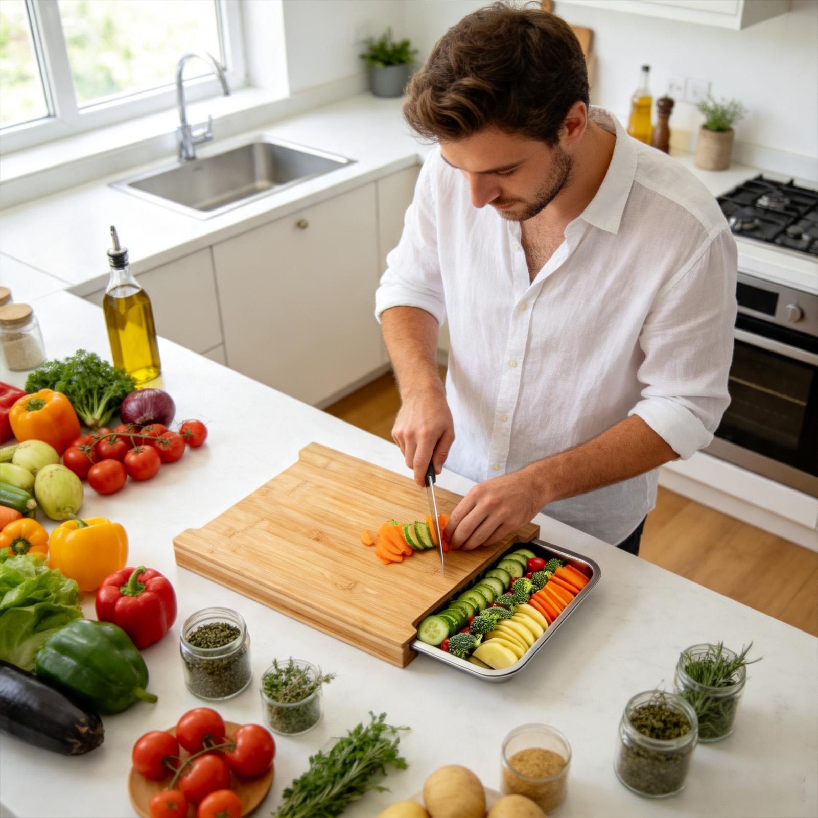Planches à découper en bois po - Meal Prep For Cutting avis et prix