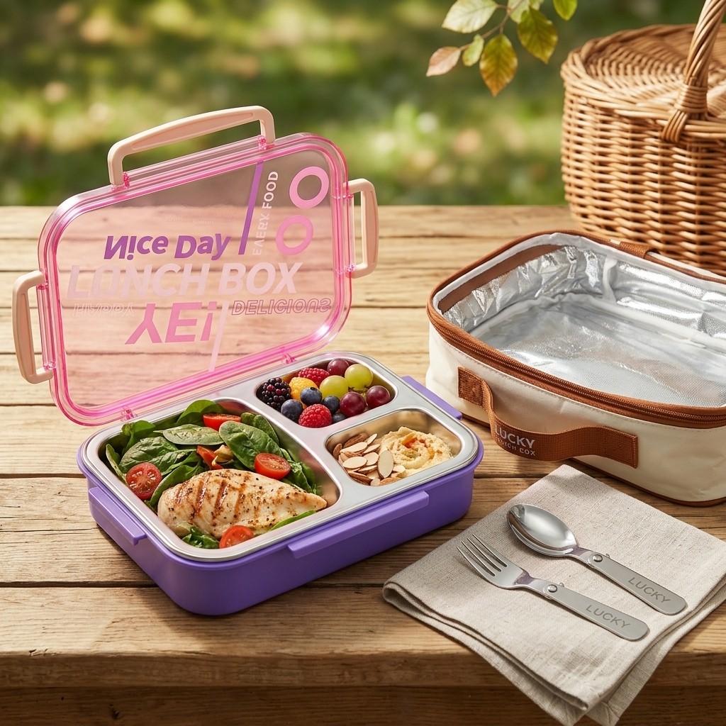 Boîte à bento en acier inoxyda - Meal Prep Meal Ideas avis et prix