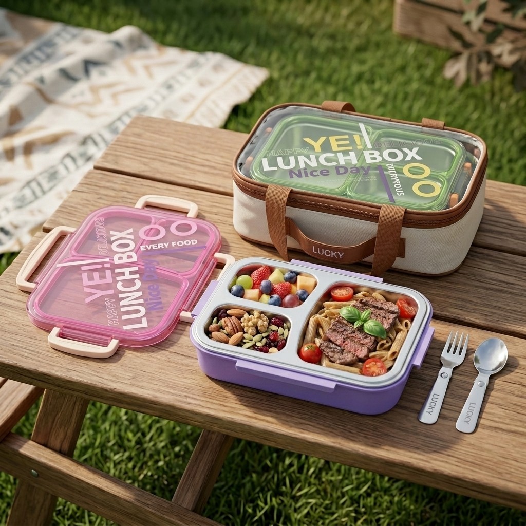 Boîte à bento en acier inoxyda - Meal Prep Meal Ideas avis et prix