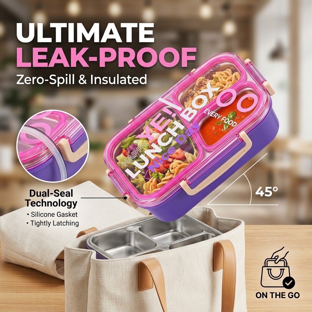 Boîte à bento en acier inoxyda - Meal Prep Meal Ideas avis et prix