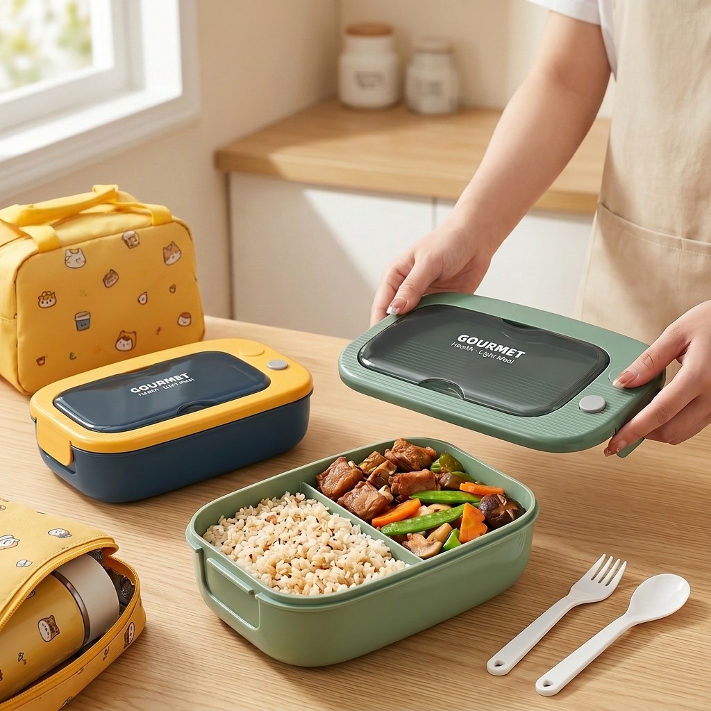 Boîte à bento en plastique mic - Meal Prep Meal Ideas avis et prix