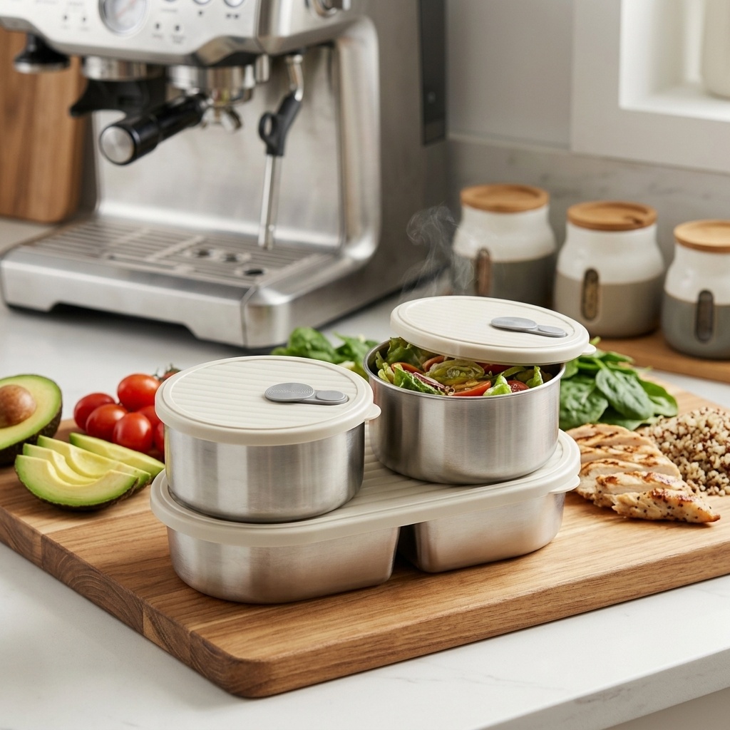 Boîte à lunch en acier inoxyda - Meal Prep Meal Ideas avis et prix