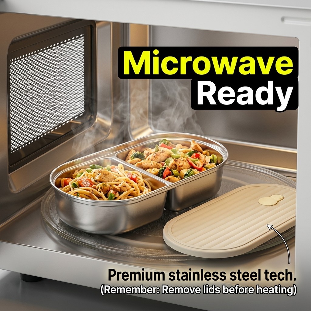 Boîte à lunch en acier inoxyda - Meal Prep Meal Ideas avis et prix