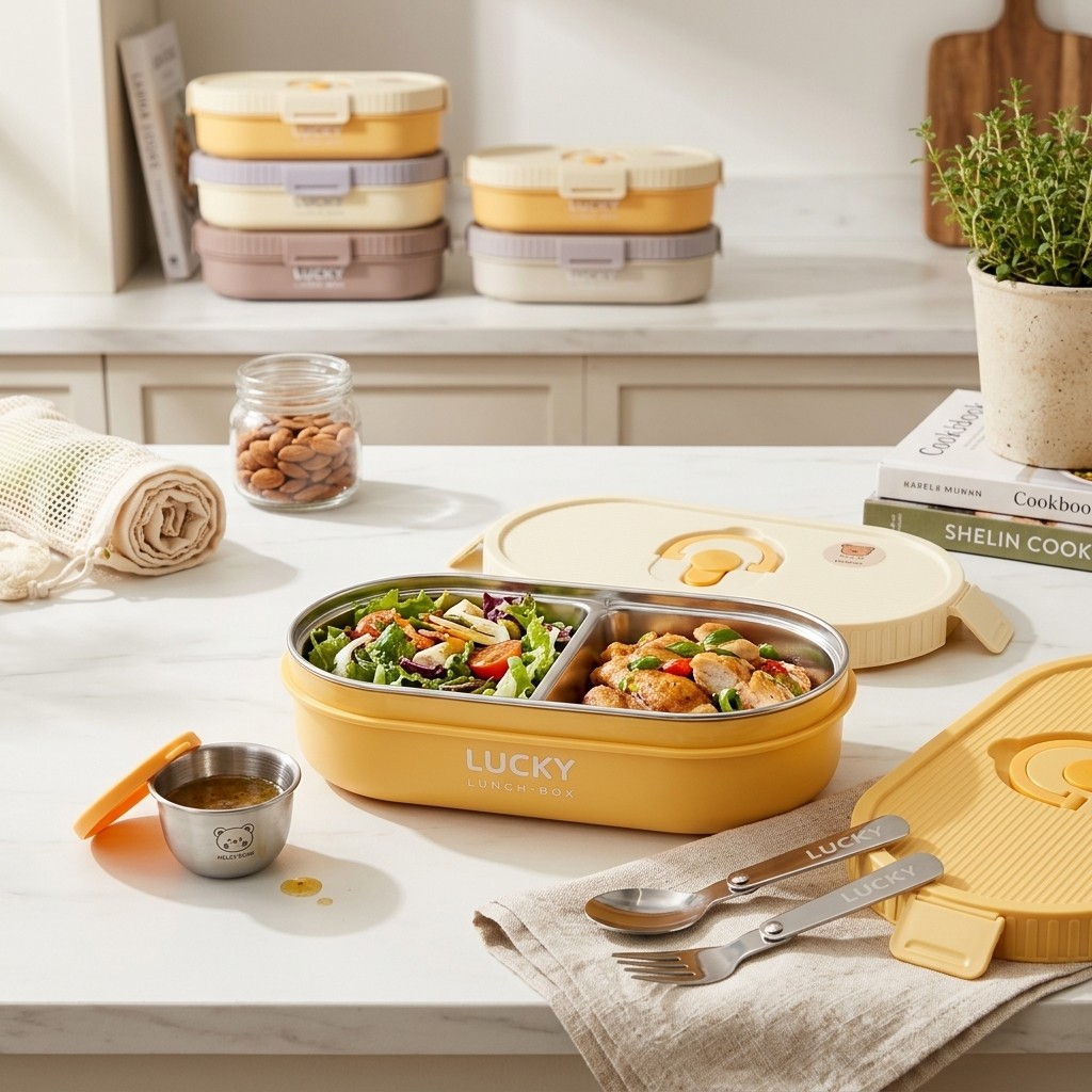Boîte à lunch en acier inoxyda - Meal Prep Meal Ideas avis et prix