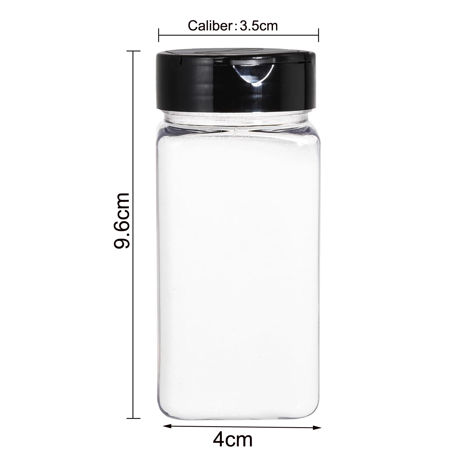 Grands pots à épices carrés en - Meal Prep Jar avis et prix