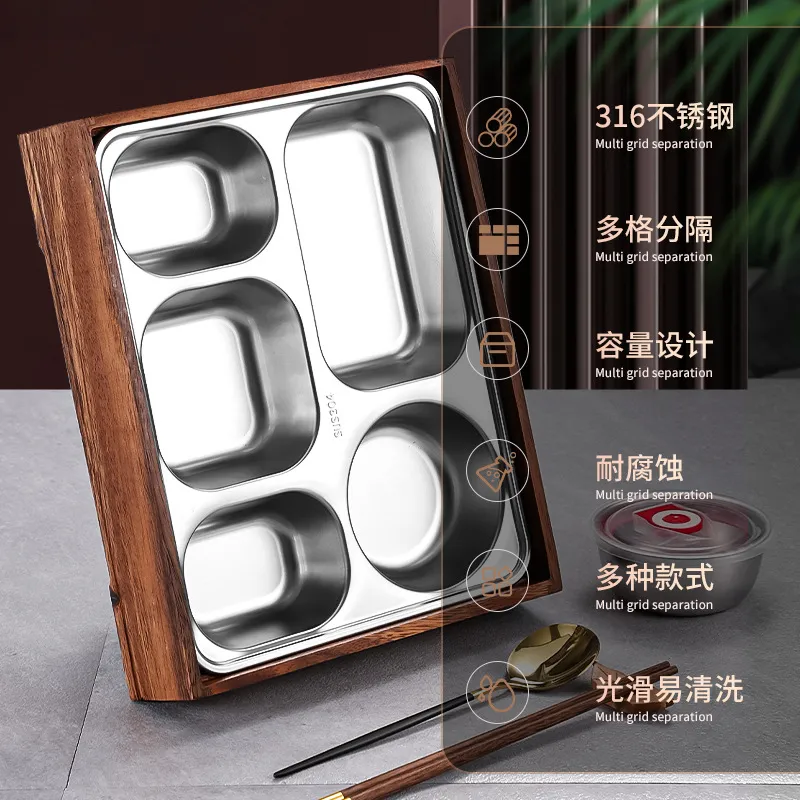 Boîte à bento en noyer noir av - Meal Prep Japanese Food avis et prix