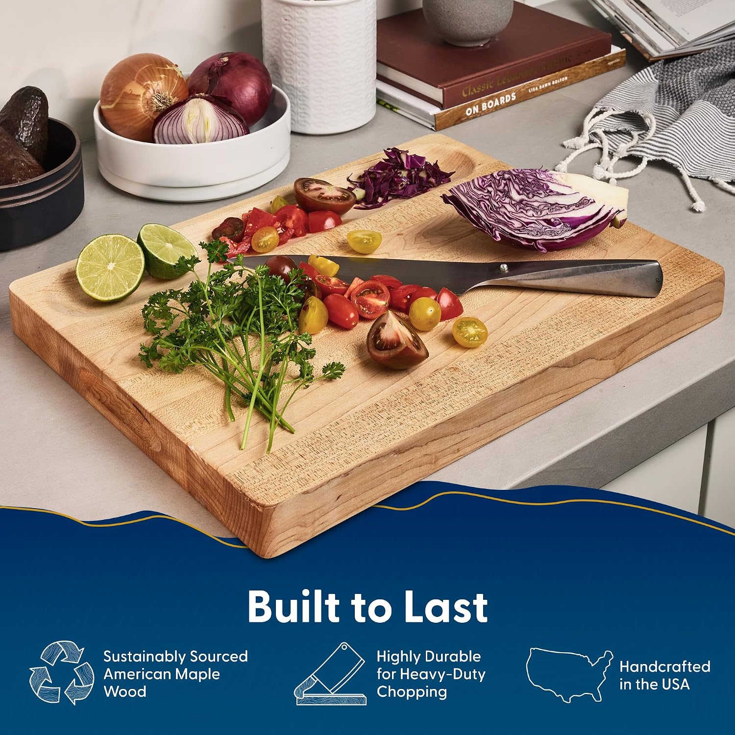 Planche à découper en bois d'é - Meal Prep For Cutting avis et prix