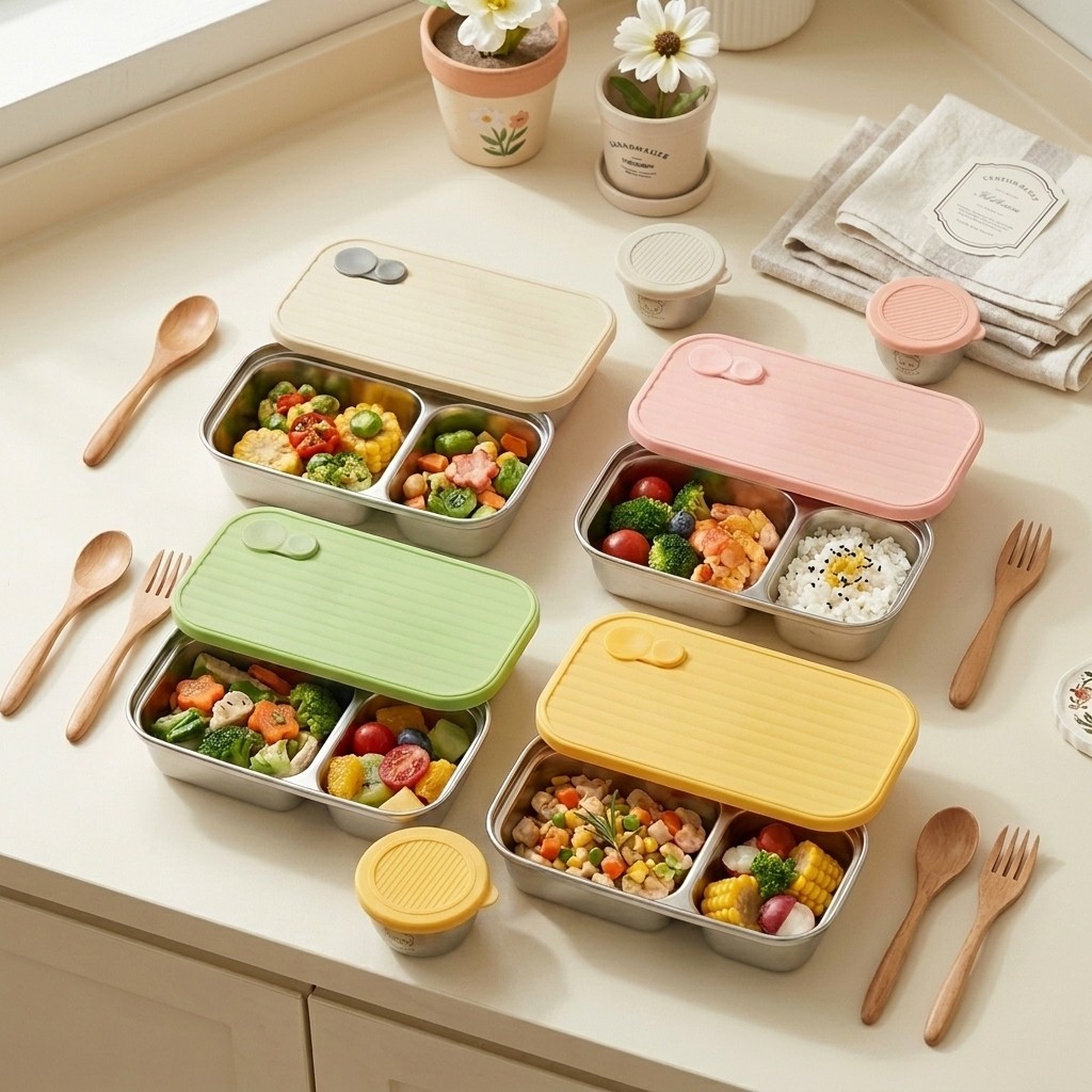 Boîte à bento en acier inoxyda - Meal Prep Meal Ideas avis et prix